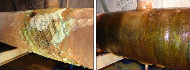 External Corrosion Repair of FRP Pipe