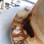 Cracked Pipe Repair - Before