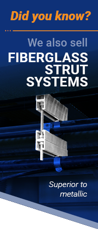 side banner fiberglass strut systems